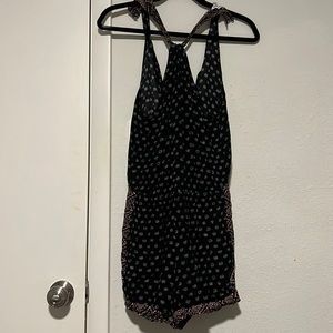 Splendid romper black halter style medium